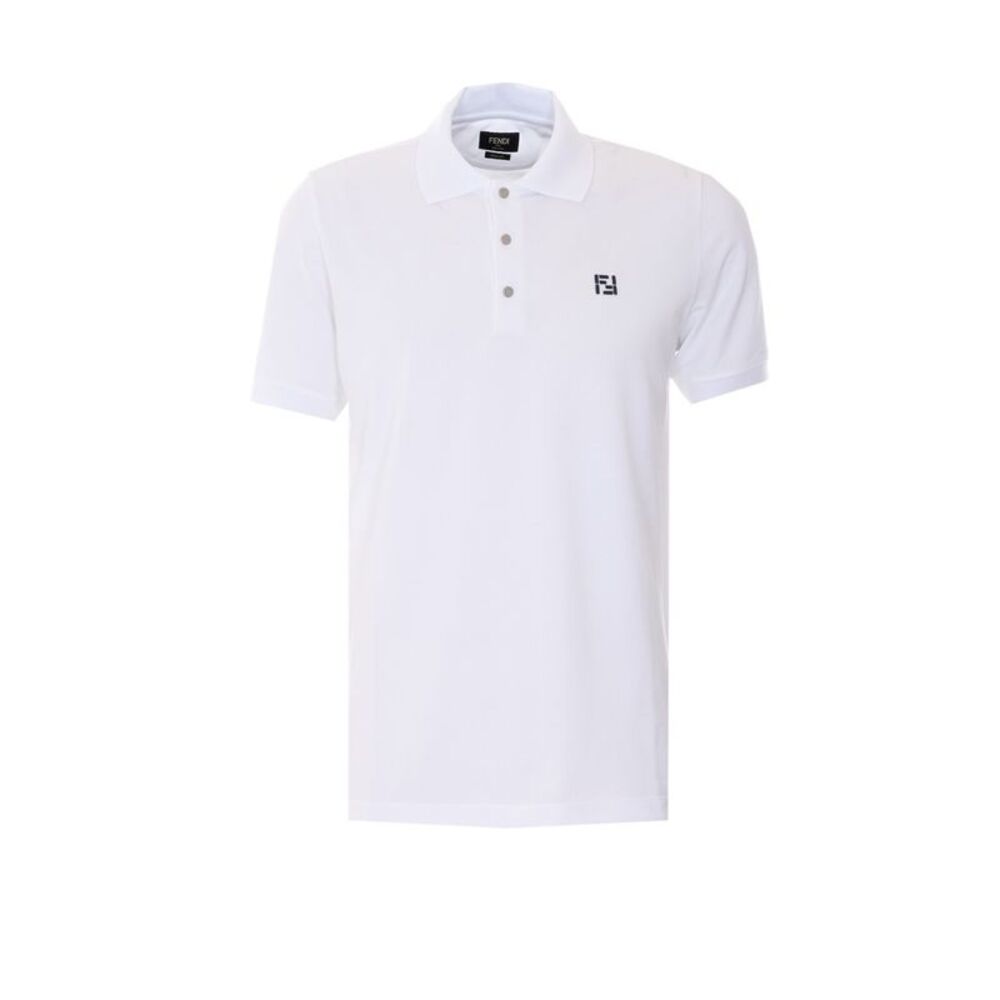 Fendi Men Ff Selleria Logo Polo
